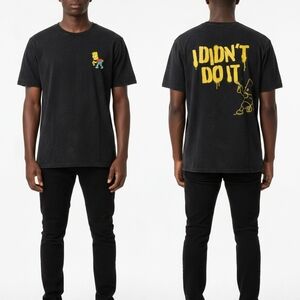 The Simpsons Black T-Shirt